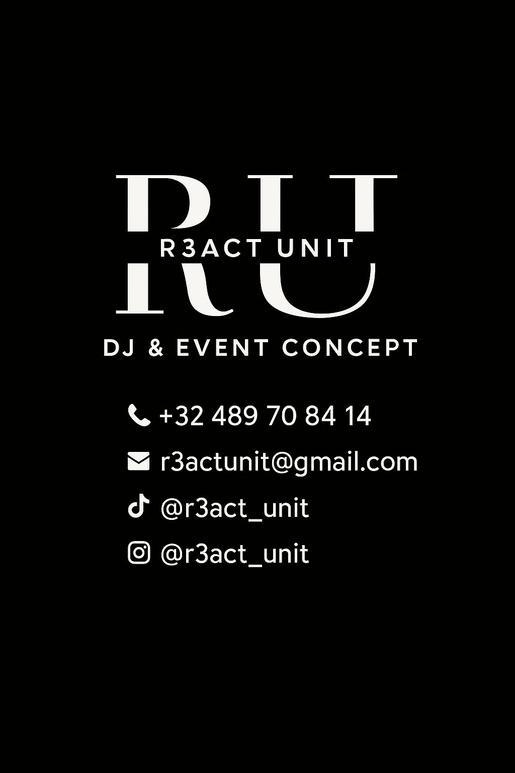 R3ACT event productie bij Felix Gent — maandelijkse club night